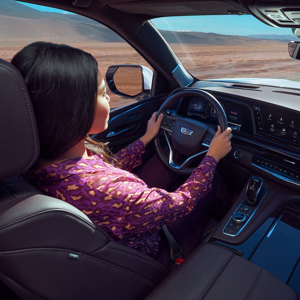 Woman driving