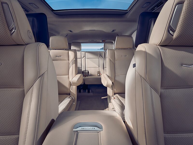 Escalade essential second row seats