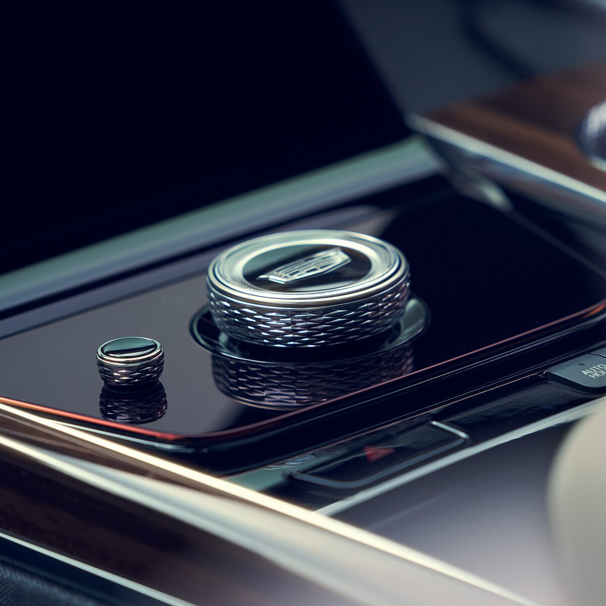 Escalade center controls