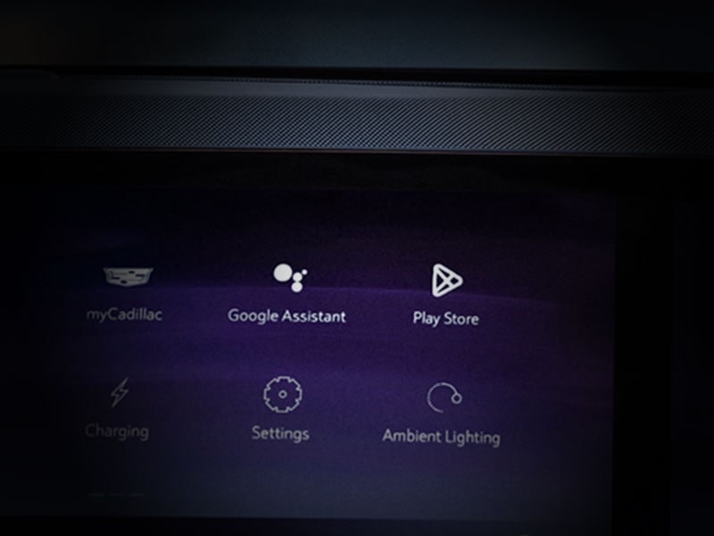 Escalade IQ technology google built in