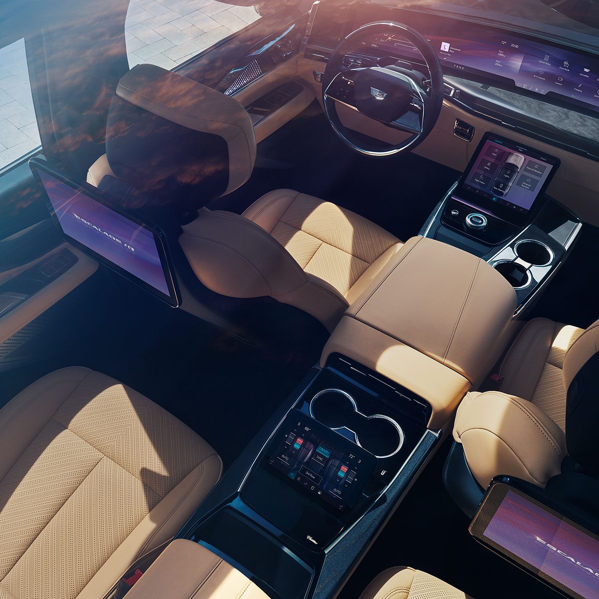 Escalade IQ gallery interior glass roof