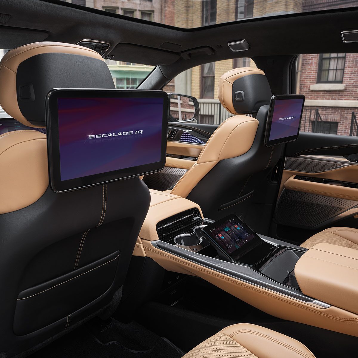 Escalade IQ gallery interior rear entertainment