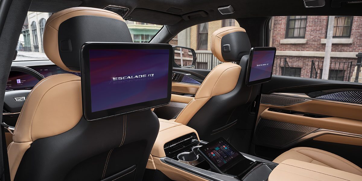 Escalade IQ rear entertainment
