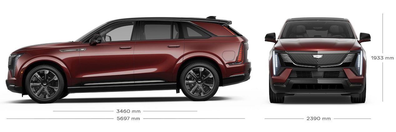 Escalade IQ specs dimensions desktop