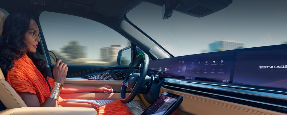 Escalade IQL interior super cruise desktop