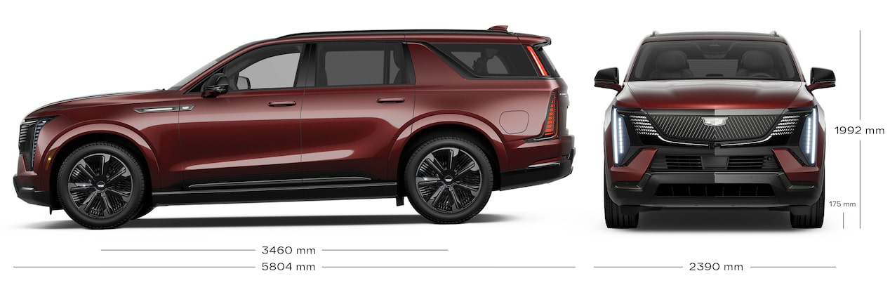 Escalade IQL specs dimensions