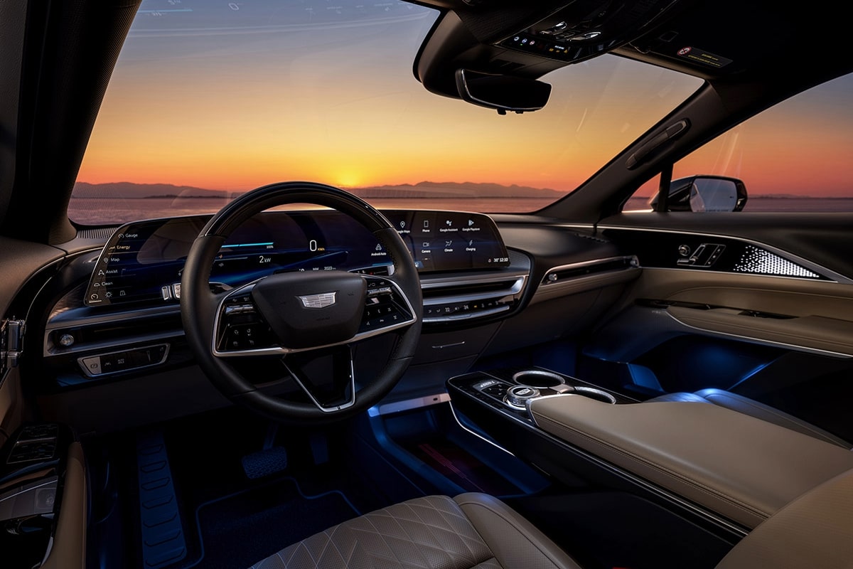Lyriq dashboard