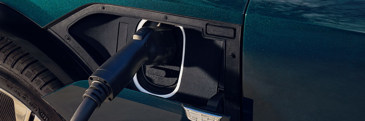 Lyriq exterior charging port