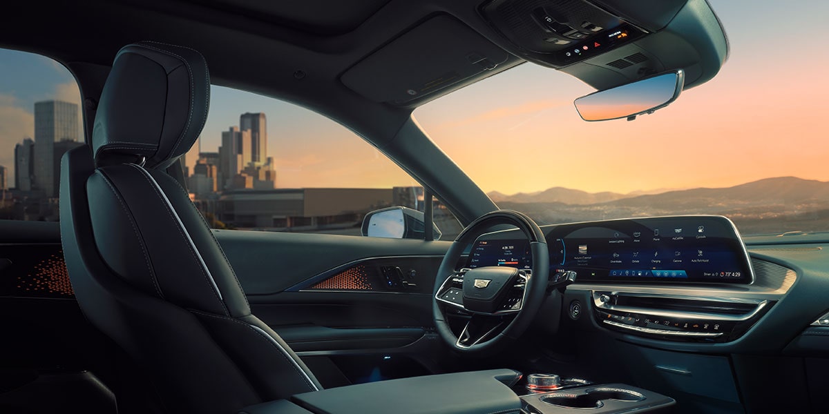 Lyriq interior driver seat