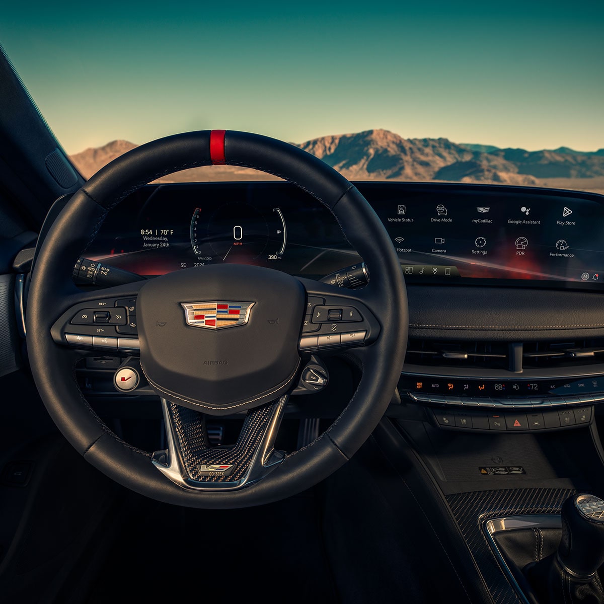 CT5-V gallery all interior steering wheel
