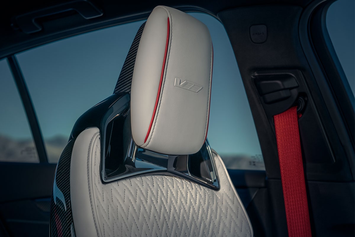 CT5-V interior driver seat