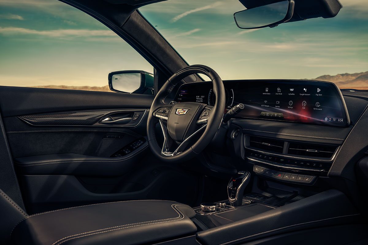 CT5-V interior led screen