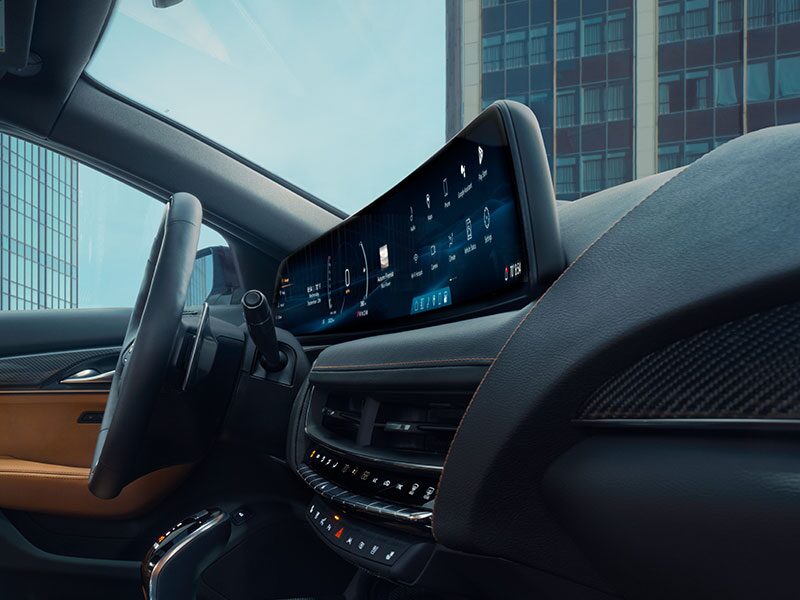 CT5 technology curved screen