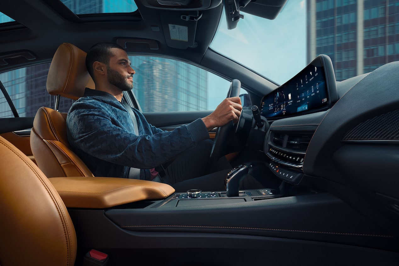 CT5 interior man driving