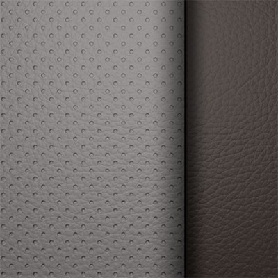 Dark Atmosphere / Gideon with Perforated Leather Seating Surfaces