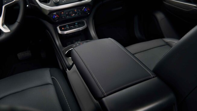 2023 GMC Acadia Mid-Size SUV Interior Center Storage Compartment View