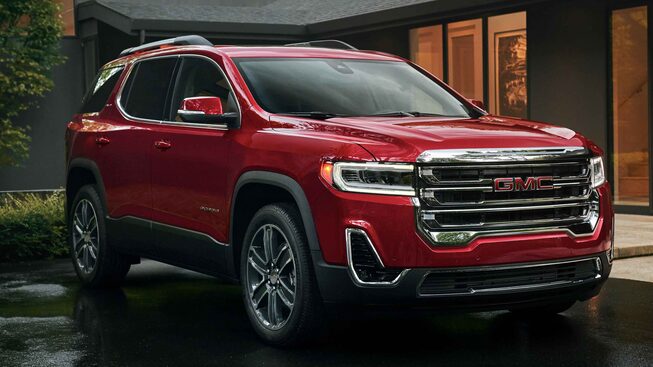 2023 GMC Acadia Mid-Size SUV Front Side View