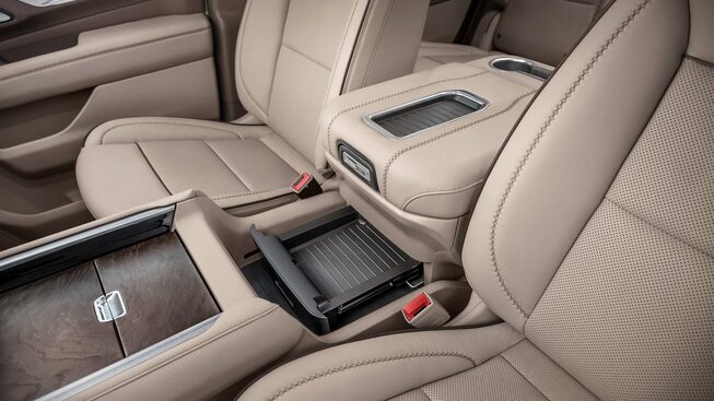 2023-yukon-denali-center-console-fridge-interior