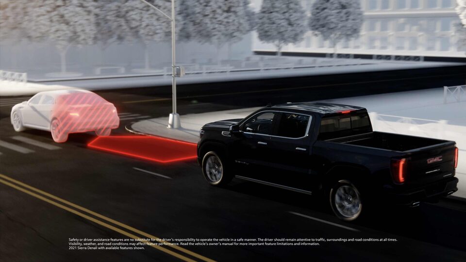 The Forward Collision Alert & Automatic Emergency Breaking Features of the Sierra HD