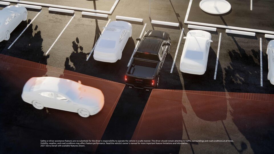 The Still Rear Cross Traffic Alert Feature of the Sierra HD