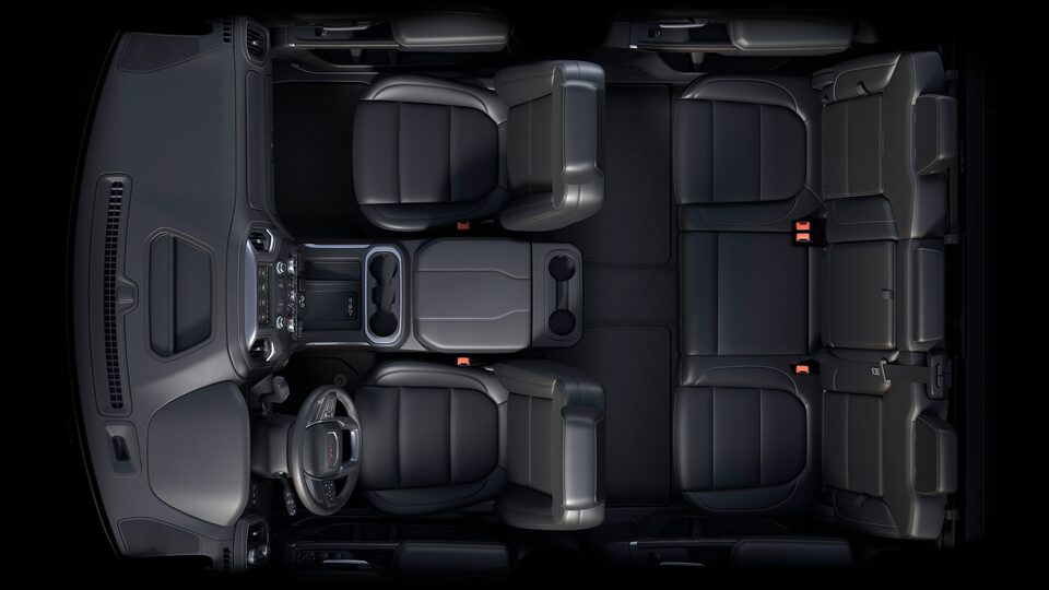 The Impressive Jet Black Interior of the Sierra HD SLT