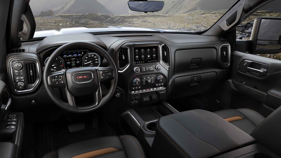 The Technology Packed and Ergonomic Interior Design of the Sierra AT4 HD