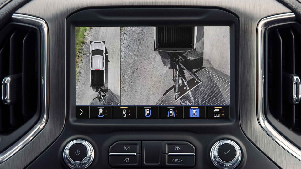 Rear Top-Down Camera View Capability of the Sierra HD